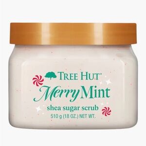Tree Hut Merry Mint Shea Sugar Scrub - White